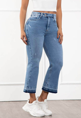 Pantalon Culotte Tiro Alto