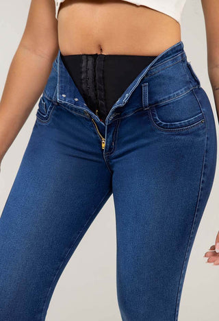 Jeans Skinny Sculptor Tiro Alto 21035