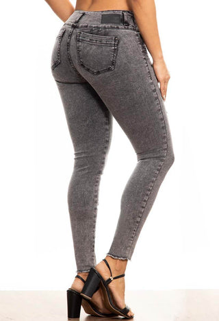 PANTALON TOBILLERO BOLSILLO 3 BOTONES BOTA CROPPED