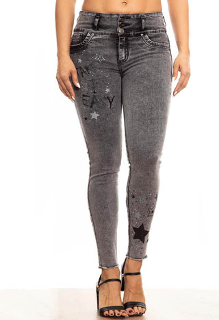 PANTALON TOBILLERO BOLSILLO 3 BOTONES BOTA CROPPED