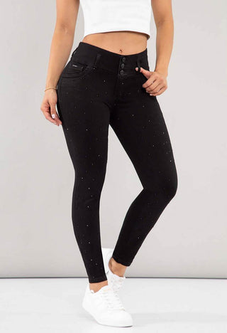 Jeans Skinny Tiro Medio 76132