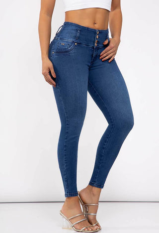 Jeans Skinny Tiro Alto 76015