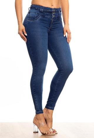 PANTALON TOBILLERO BOLSILLO 3 BOTONES CON RUEDO