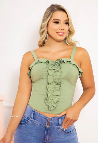 BLUSA TIRAS CON BOLERO
