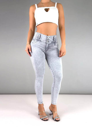 Jeans Skinny Tiro Alto 95384
