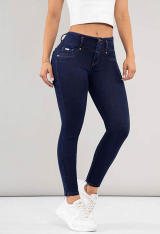 Jeans Skinny Tiro Medio 95327