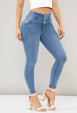 Jean Skinny Tiro Alto 76102