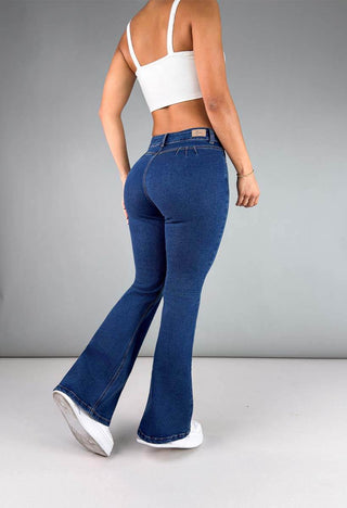 Jeans Bota Campana Tiro Alto 21124