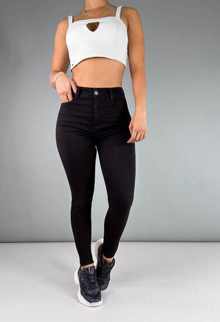 Jeans Skinny Tiro Alto 21161