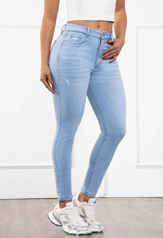 Jeans Skinny Tiro Alto Clásico 76013