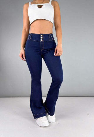 Jeans Bota Campana Tiro Medio 95366