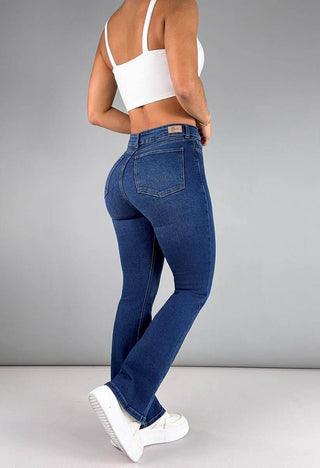 Jeans Bota Campana Tiro Alto 20866