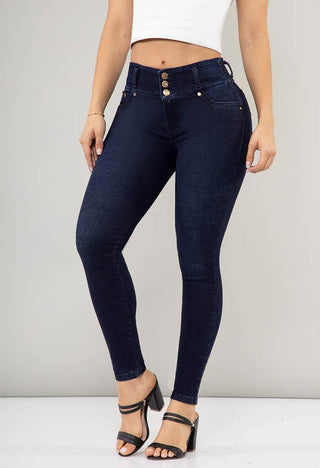 Jeans Skinny Tiro Medio 76069