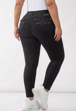 JEAN SKINNY CURVY TIRO ALTO