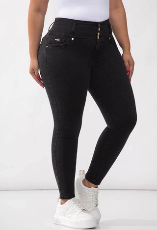 JEAN SKINNY CURVY TIRO ALTO