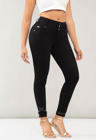 Jeans Skinny Tiro Medio 95302