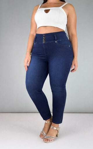 Jeans Skinny Tiro Medio 95350