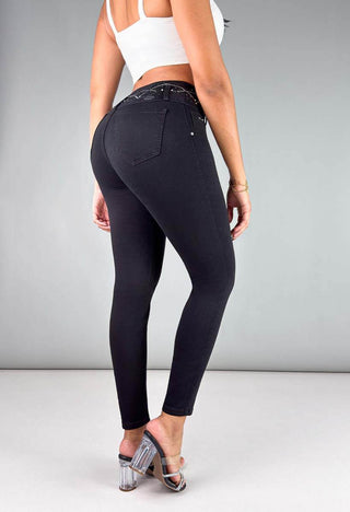 Jeans Skinny Tiro Medio 95376