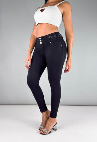 Jeans Skinny Tiro Medio 95376