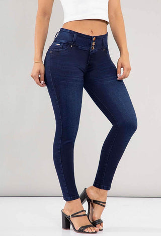Jeans Skinny Tiro Medio 95320