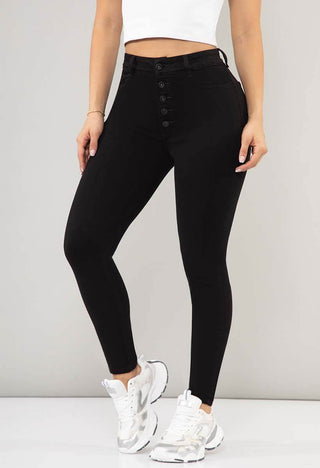 Jeans Skinny Tiro Medio 20893