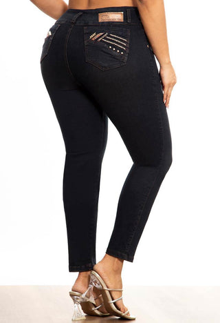 PANTALON TOBILLERO BOLSILLO 3 BOTONES CON RUEDO