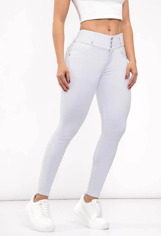 Jeans Skinny Tiro Medio Clásico 75993