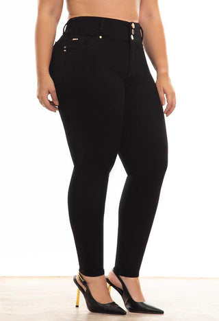 PANTALON TOBILLERO BOLSILLO 3 BOTONES CON RUEDO