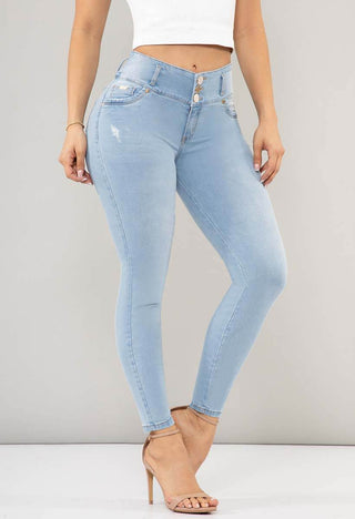 Jean Skinny Tiro Medio 95282