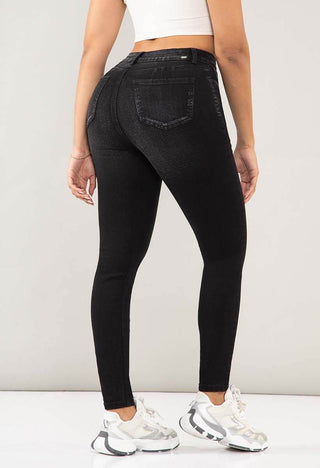 Jeans Skinny Tiro Alto 76228