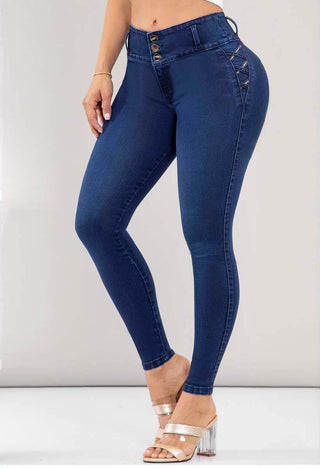 Jeggings Skinny Tiro Medio 76131