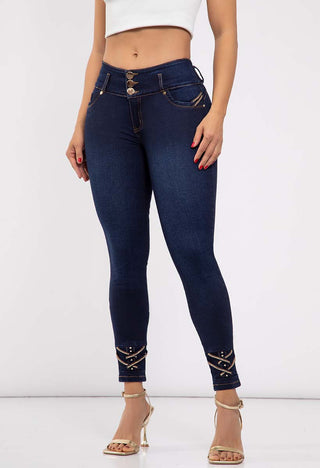 Jean skinny levanta cola ref: 95260