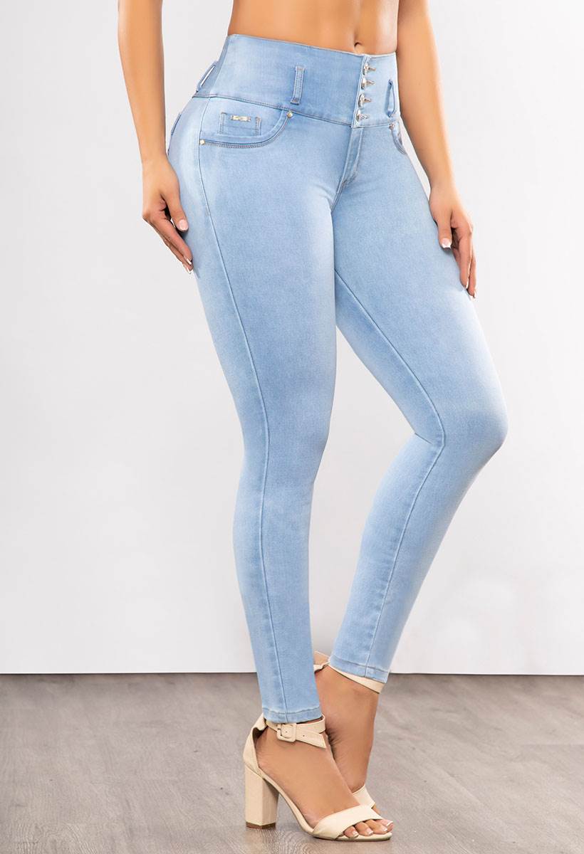 Jeans Tiro Alto Pantalones De Corte Alto Corte Alto Modelo De