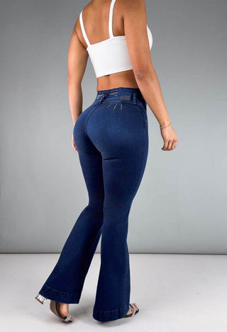 Jeans Campana Tiro Medio 95354
