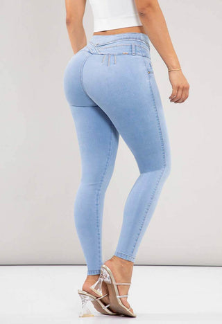 Jeans Skinny Tiro Alto 76116