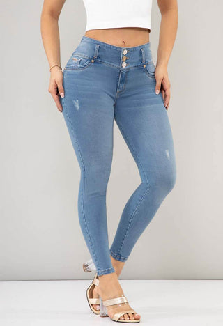 Jean Skinny Tiro Medio 95292