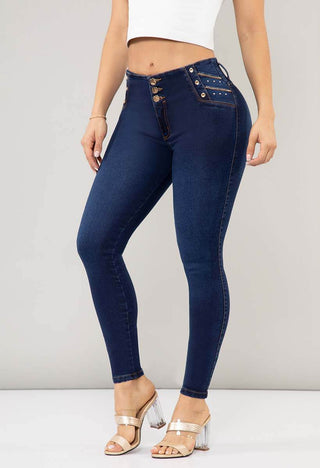 Jeggings Tiro Medio Levanta Cola 76103