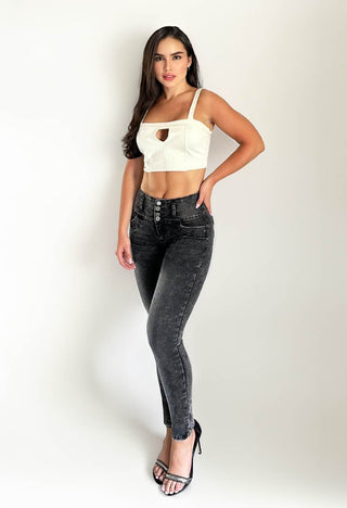 PANTALON REGULAR BOLSILLO 4 BOTONES CON RUEDO
