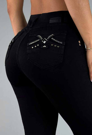 Jeans Skinny Tiro Alto 95351