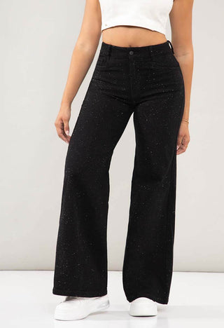 Jeans Wide Leg Tiro Alto 21093