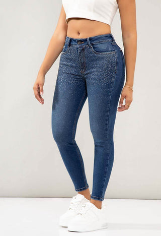 Jeans Skinny Tiro Medio 76151