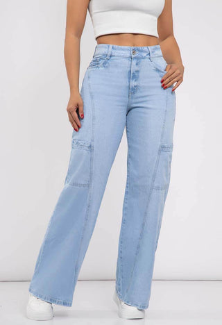 Jeans Bota Recta Cargo 75954
