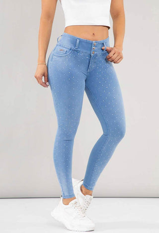 Jeans Skinny Tiro Medio 95323