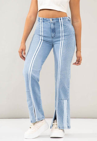 Jeans Bota Recta Tiro Medio 76146