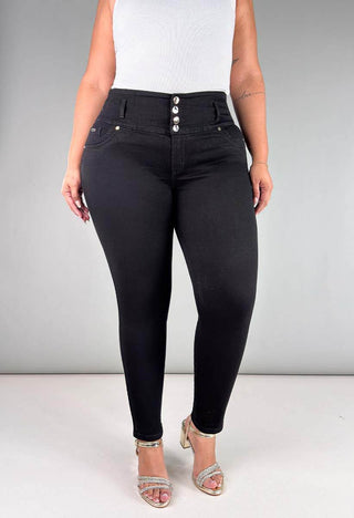 Jeans Skinny Curvy Tiro Alto 95377
