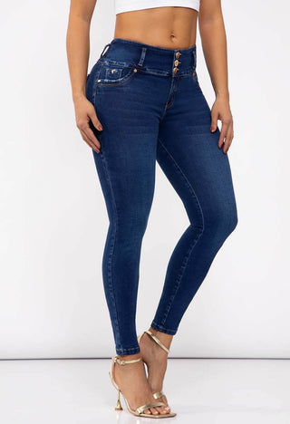 Jeans Skinny Tiro Medio 75807