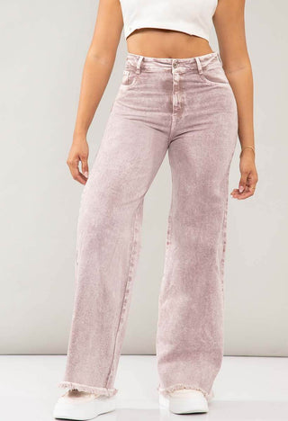 Jeans Wide Leg Tiro Alto 21020
